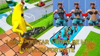 1 kill quitar 1 ropa de mi amiga en fortnite parodia 