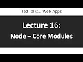 CSCI4208 - Lecture 16 Node