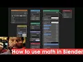 Blender Math Series part 1 - How math works in blender