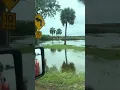 Hernando Beach St flooding after hurricane Debbie going down Caliente to Eagles nest