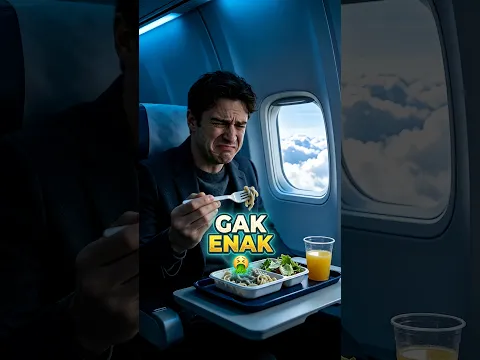 Inilah Kenapa Makanan Bisa Terasa Hambar Saat Di Pesawat😱#shorts