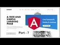 Create your first website using angular 6 -