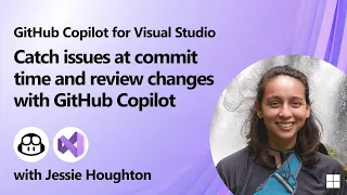 Catch issues at commit time and review changes with GitHub Copilot