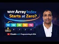 Why Array Index Starts at 0 Full Explanation Memory Programming Logic Explained