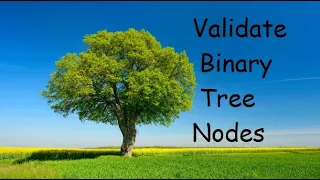 Validate Binary Tree Nodes - LeetCode 1361