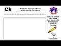 Digraph Sounds Worksheets Write Say Draw - Phonics Orton Gillingham Method