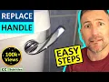 How to replace a toilet handle flush lever - How to replace a cistern lever handle