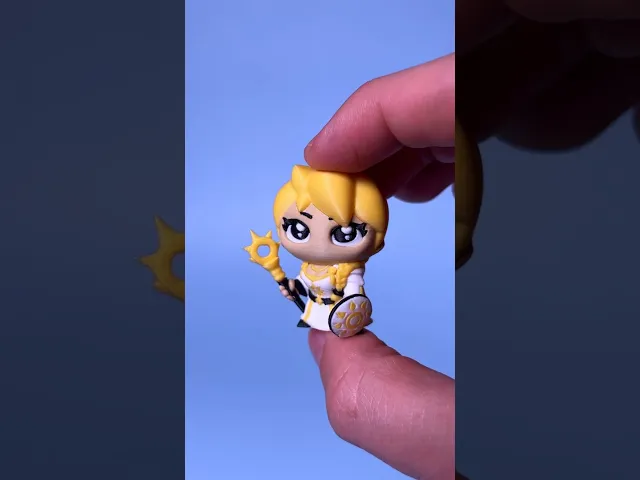 Human Cleric - Easy Multicolor FDM RPG Minis (No supports) video thumbnail