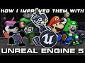2D Characters in 3D Worlds and how I improved them