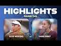Elise Mertens vs Diane Parry 2026 Cincinnati Open Round Two