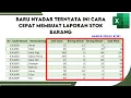 Download Lagu WOW Cara Membuat Laporan Stok Barang di Excel - Membuat Laporan Barang Masuk dan Keluar Paling Mudah