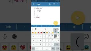 Python programming for beginner codes using Pydroid3 while loops examples