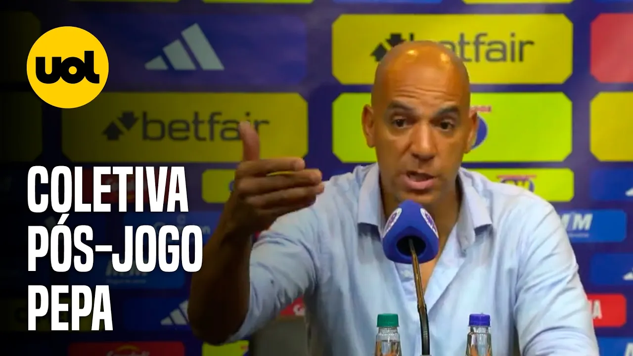COLETIVA PEPA: 'O FUTEBOL HOJE NOS CASTIGOU’