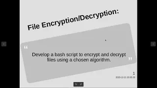 A Bash script to Encrypt and Decrypt files using a chosen algorithm