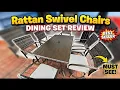 Pamapic Swivel Chairs Dining Set Review Comfort Durability Assembly