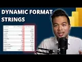 How to use DYNAMIC FORMAT STRINGS to customise units changing currencies and MORE Power BI Guide