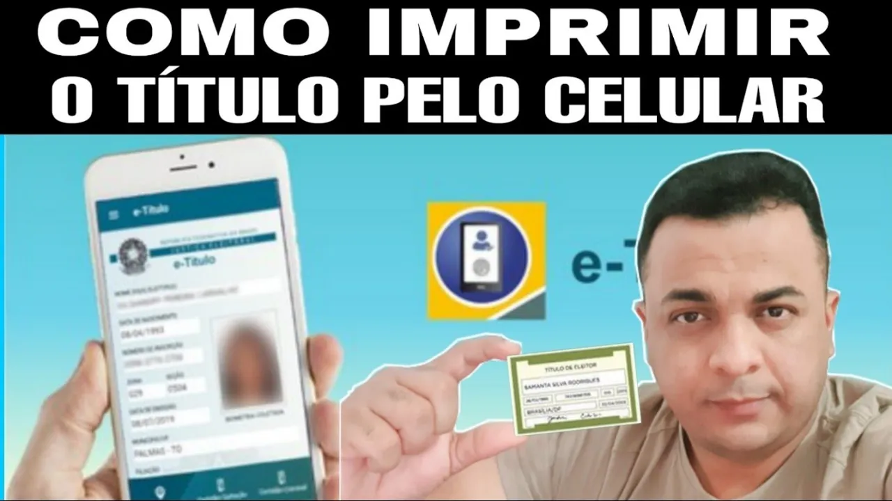 Como Imprimir Título Eleitoral Pelo Celular e Como Saber Número