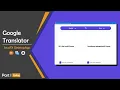 Language Translator Desktop App JavaFX Java Google Translator Part I