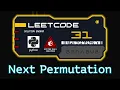 Next Permutation LeetCode Python Algorithm Visualization