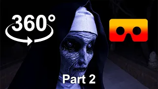 vr 360 4k horror video granny nun 2 hospital
