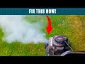 How to Fix a Smoking Lawn Mower
