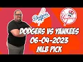 Los Angeles Dodgers vs New York Yankees 23 MLB Free Pick MLB Betting Tips