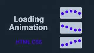 Create a Stunning Loading Animation with Pure HTML CSS No JavaScript