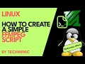 How to create a simple FFMPEG SCRIPT in LINUX