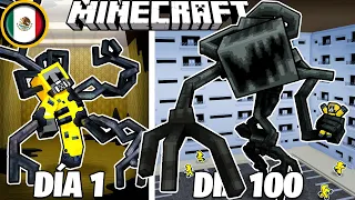 SOBREVIVÍ 100 DÍAS como en BACKROOMS en MINECRAFT HARDCORE!