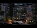 Manhattan Greenwich Village Rain Study Ambience in New York Rain with Distant Thunderstorm Sounds