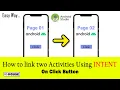 How to Make a Button Open a New Activity - Android Studio Tutorial