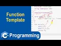Function Template in C Template in C