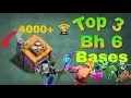 Download Lagu Top 3 Best Bh 6 base design | proof w/replay | clash of clans | Builder hall 6