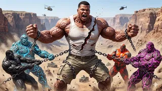 Franklin Cut All Titans in Half And Fight With Them in GTA 5