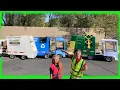 Kids Recycle With Toy Garbage Trucks and Recycle Truck For Kids