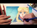 My FIRST Screencap Redraw - Sailormoon