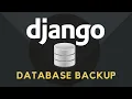 Django database backup and restore periodic backups