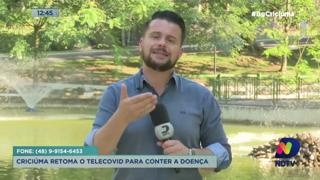 Criciúma retomou o serviço de TeleCovid para conter aumento da doença na cidade
