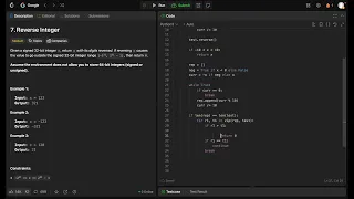 Leetcode 7 - Reverse Integer