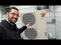 The Best Heat Pump for whole House Mitsubishi Electric Hyper Heat 3 Zone intelli-Heat Ductless