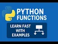 Python Functions Tutorial Functions in Python Explained for Beginners