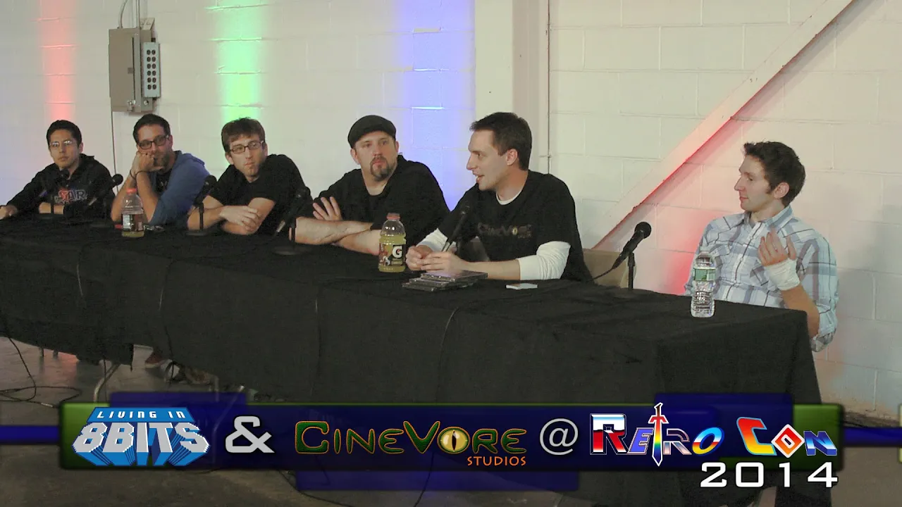 Cinevore & Living in 8 Bits Panel @ Retrocon 2014