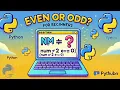 Even or Odd Number in Python - Beginner Friendly