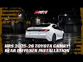 HRS 2025-26 Toyota Camry Rear Diffuser Installation