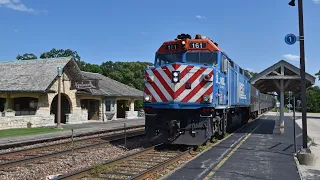 Railfanning the Metra UP North Line