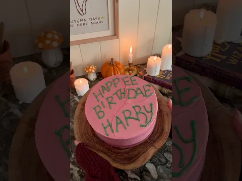 Harry Potter’s Birthday Cake ⚡️#shorts #harrypotter