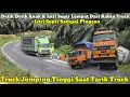 Download Lagu Truck Jumping || Detik Detik Anak Dan Istri Sopir Melompat Dari Kabin Truck Di Bukit Kodok