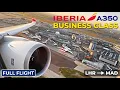 Iberia A350 Business Class London to Madrid FULL FLIGHT 4K