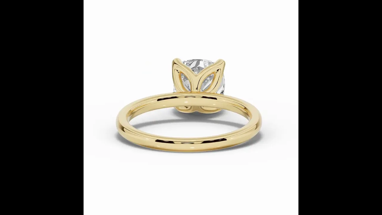 Cushion Lustre Solitaire