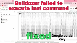 convert python code in Android APK Google colab error fixed Kivy kivymd